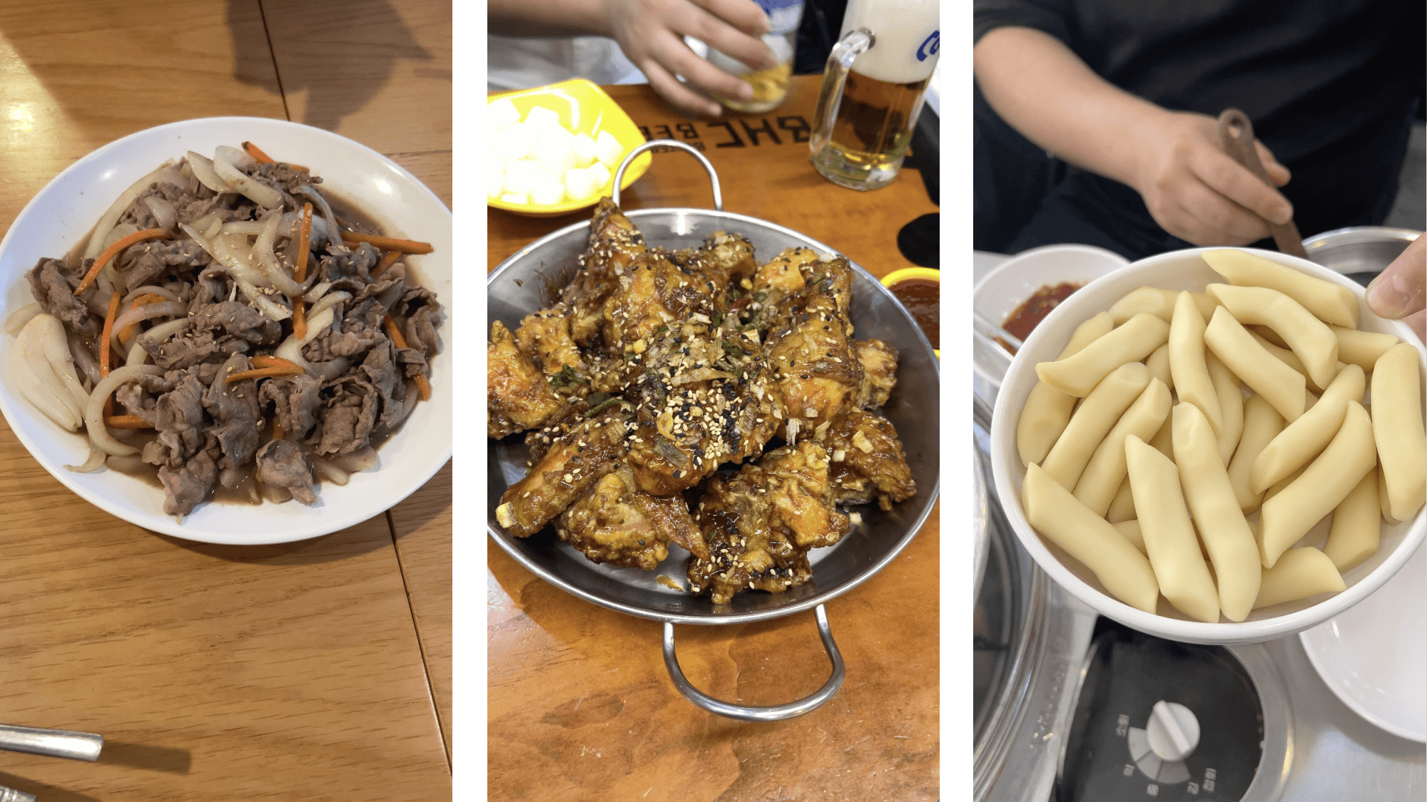 韓国料理の多さ