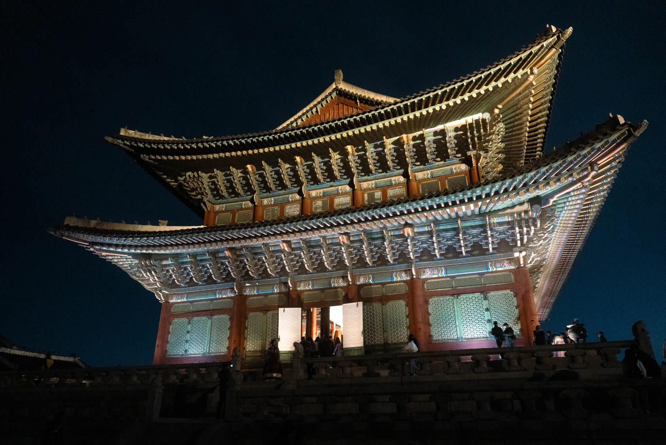 景福宮ライトアップの特別夜間観覧
